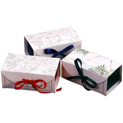 Custom Kraft Candy Boxes with Ribbon | MOQ 1,000