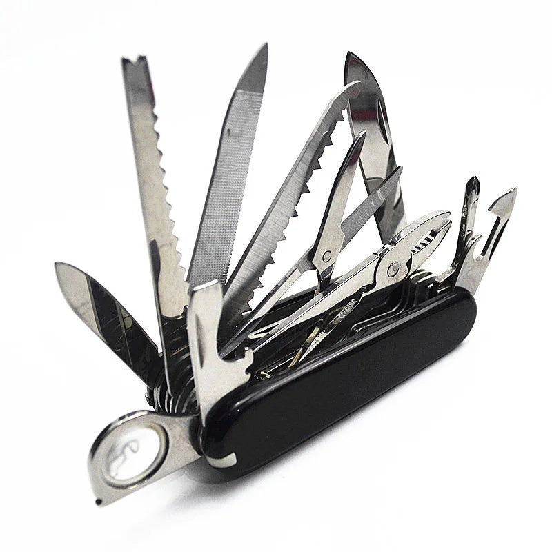 Custom Stainless Steel Multi-Function Swiss Knife | MOQ 10 pcs