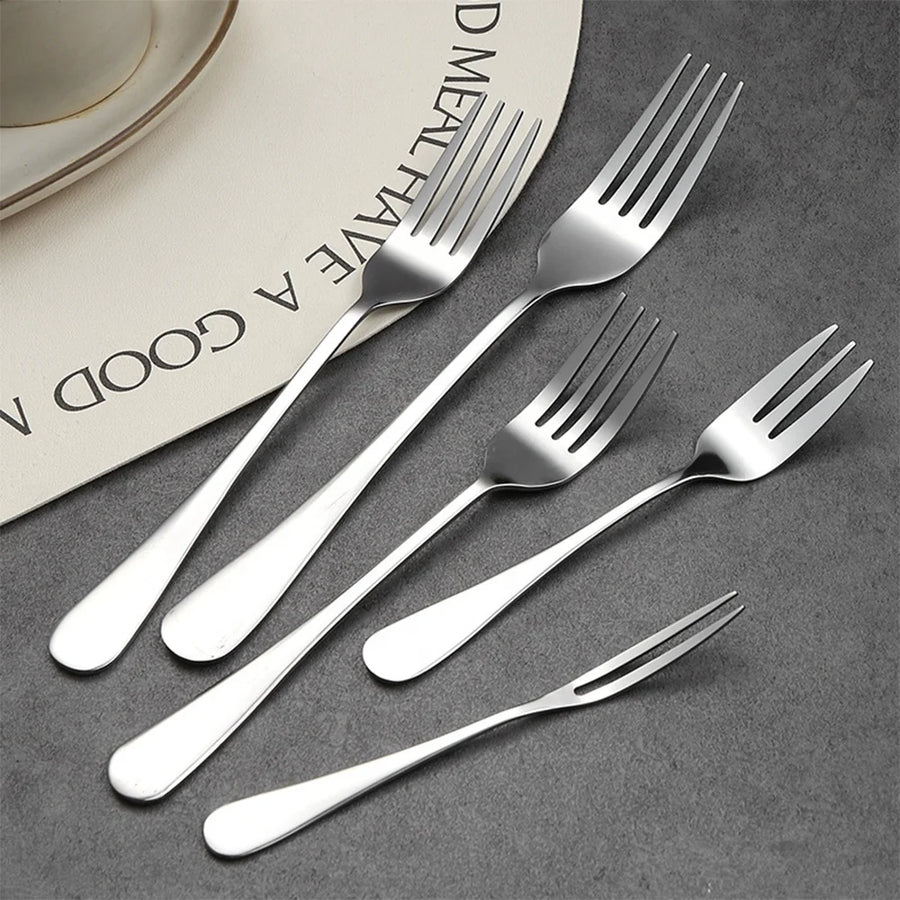 410 Stainless Steel Flatware Set | Mirror Polish | 50 MOQ | Modern Style