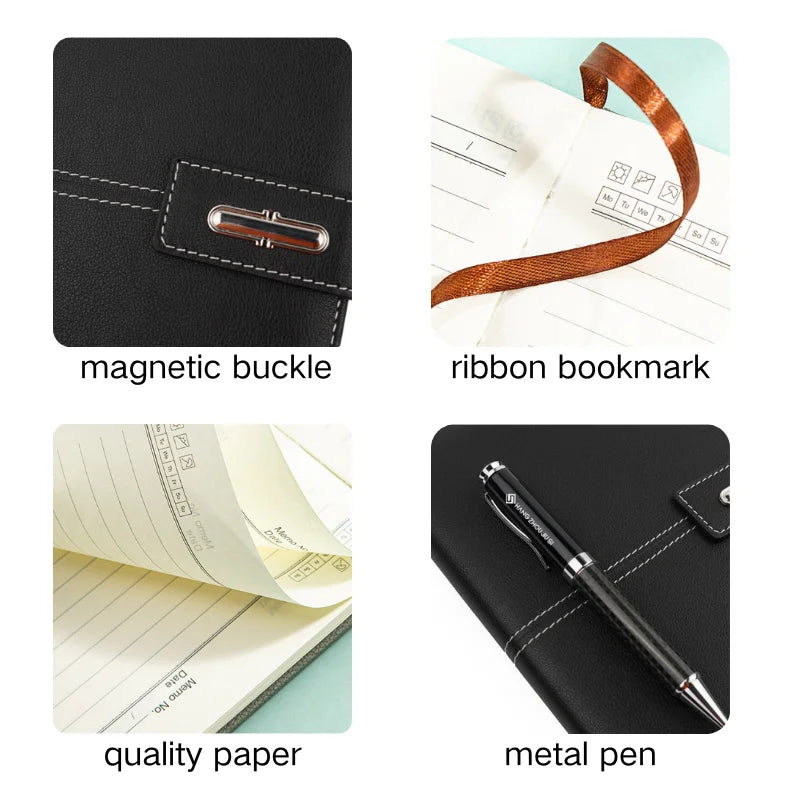 Premium Corporate Gift Set | PU Leather Notebook + Tumbler | 100 MOQ