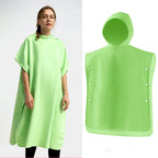 Custom Synthetic Anti-Odor Beach Changing Robe Poncho