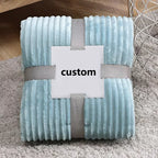 Custom Printed Polyester Blanket | 500 Pcs MOQ Home Decor Throw