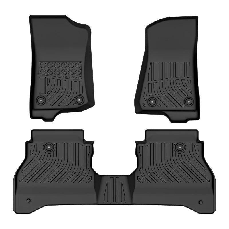 Custom Fit All Weather 3D TPE Floor Mats for Mitsubishi Triton L200 Attrage Montero Sport Mirage