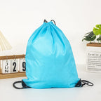 Custom Microfiber Synthetic Leather Drawstring Bag: Waterproof, Thermal Print Logo, MOQ 50 for Gym & Camping