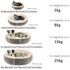 Wholesale Manufacturer Custom Logo Donut Round Product Dog Cat Pet Bed Accessories