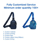 Mini Oxford Chest Bag | Custom Logo 10-Piece MOQ