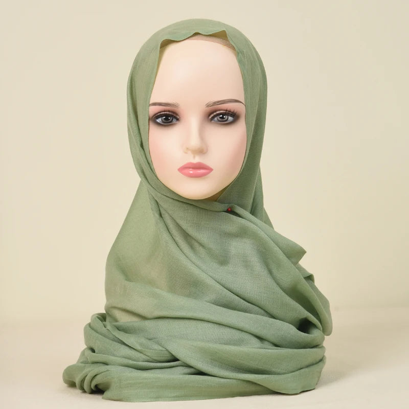 Polyester Silk Satin Hijab | 107x180cm | 24 Colors | Wholesale | Custom Packaging