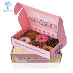 Custom Biodegradable Corrugated Box | Folding Cake Cookie Packaging | Wholesale