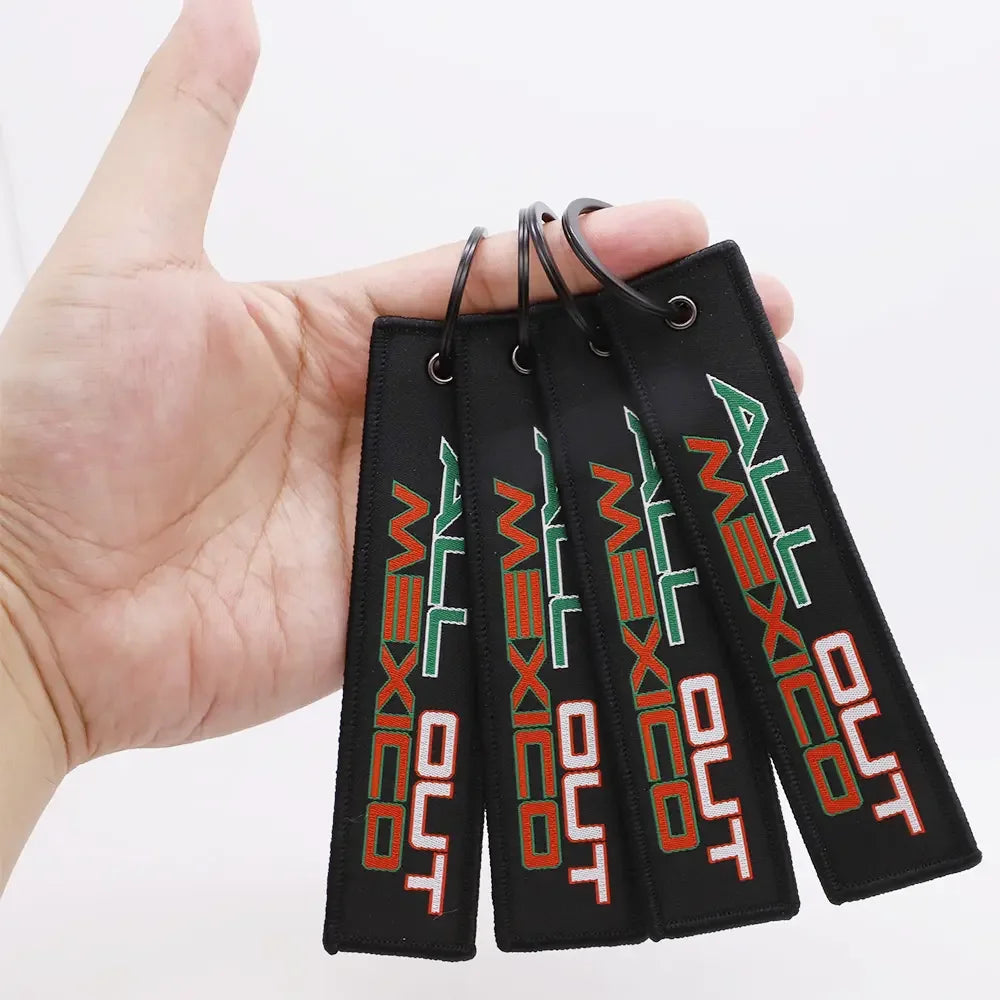 Custom Woven Keychains | UV Printed Promotional Keyrings