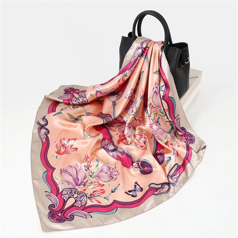 Personalized Silk Satin Scarves | 2-Piece MOQ & 3-7 Day Lead Time | 46 Colors | OEM Manufacture