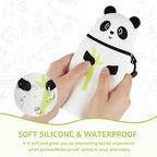 Custom Silicone Pen Holder with Logo | LFGB Certified, Foldable Animal Shape, 500 MOQ