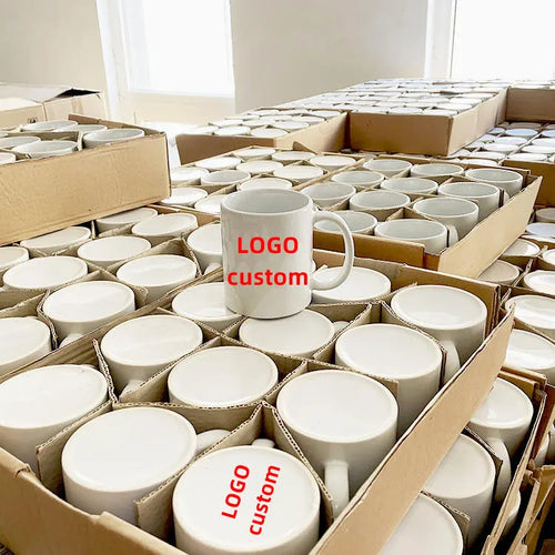 Custom Ceramic Sublimation Mugs | 11oz White Coffee Mugs