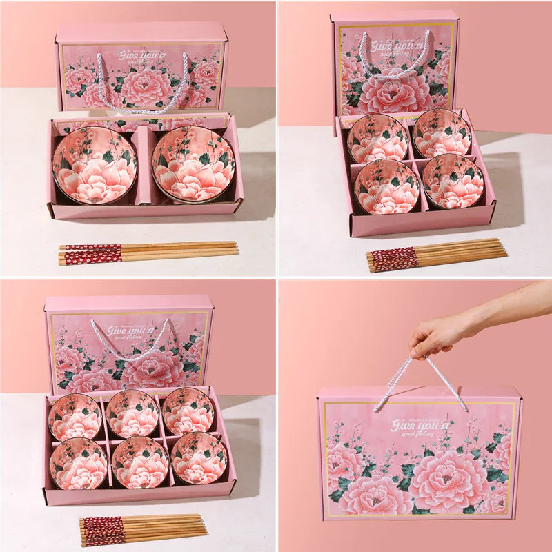 Ceramic Bowl Sets: 20 MOQ, Under-Glazed, Gift Box | Wedding & Corporate Tableware Gifts