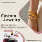 Custom 18K PVD Gold Plated Stainless Steel Necklace | MOQ 1