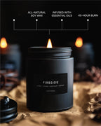 Custom Soy Wax Candles with Logo & Packing Boxes | MOQ 100