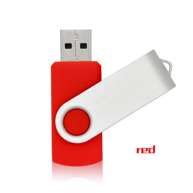 Custom USB Drive 4GB-128GB | 100 Pcs MOQ Swivel Promotional Flash Drive