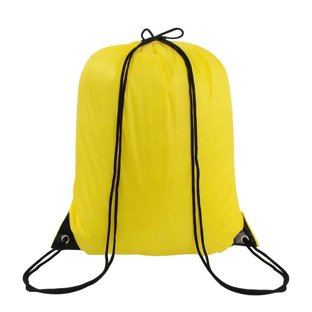 Custom Microfiber Synthetic Leather Drawstring Bag: Waterproof, Thermal Print Logo, MOQ 50 for Gym & Camping