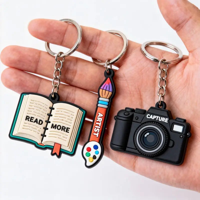 Manufacturer Free Sample High Quality Directly Sell Wholesale Business Advertisement Gifts Silicone Soft Rubber Pvc Keychains