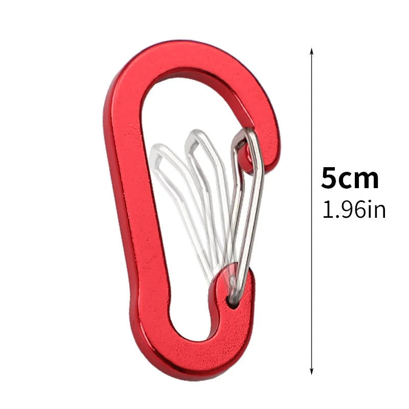 Custom Aluminum Carabiner Clips with Logo | Promotional Giveaways | 20 pcs MOQ
