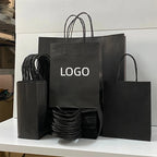 Custom Kraft Paper Bags with Logo – 1,000 MOQ, 33-40 Day Lead