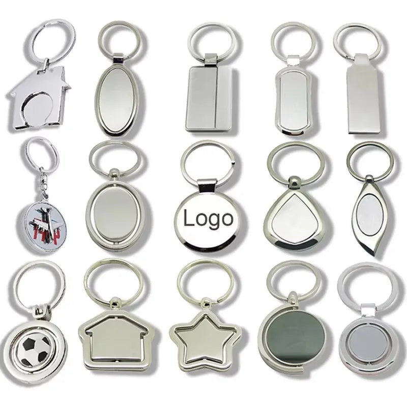 Custom QR Code Keychain Laser Engraved | 100 Pcs MOQ Aluminum Keychain