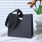 Custom Ribbon Handle Paper Gift Bags | Jewelry Packaging MOQ 100
