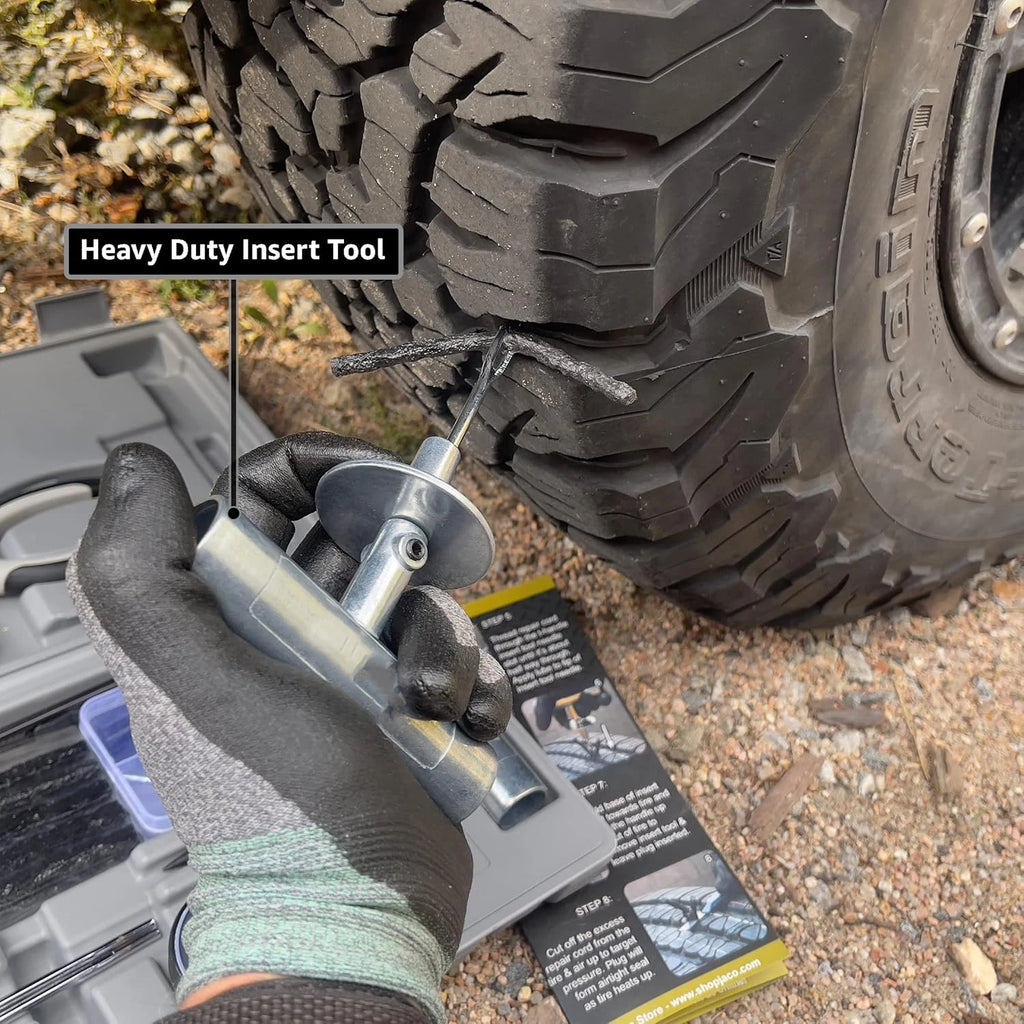50-Piece Custom Tire Repair Tool Kit with Logo | MOQ 1 pc