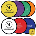 Custom Logo Folding Nylon Flyer Flying Disc for Giveaways | MOQ 100