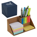 Custom Kraft Paper Desk Organizer | Eco-Friendly | Sticky Note Holder | 500pc MOQ