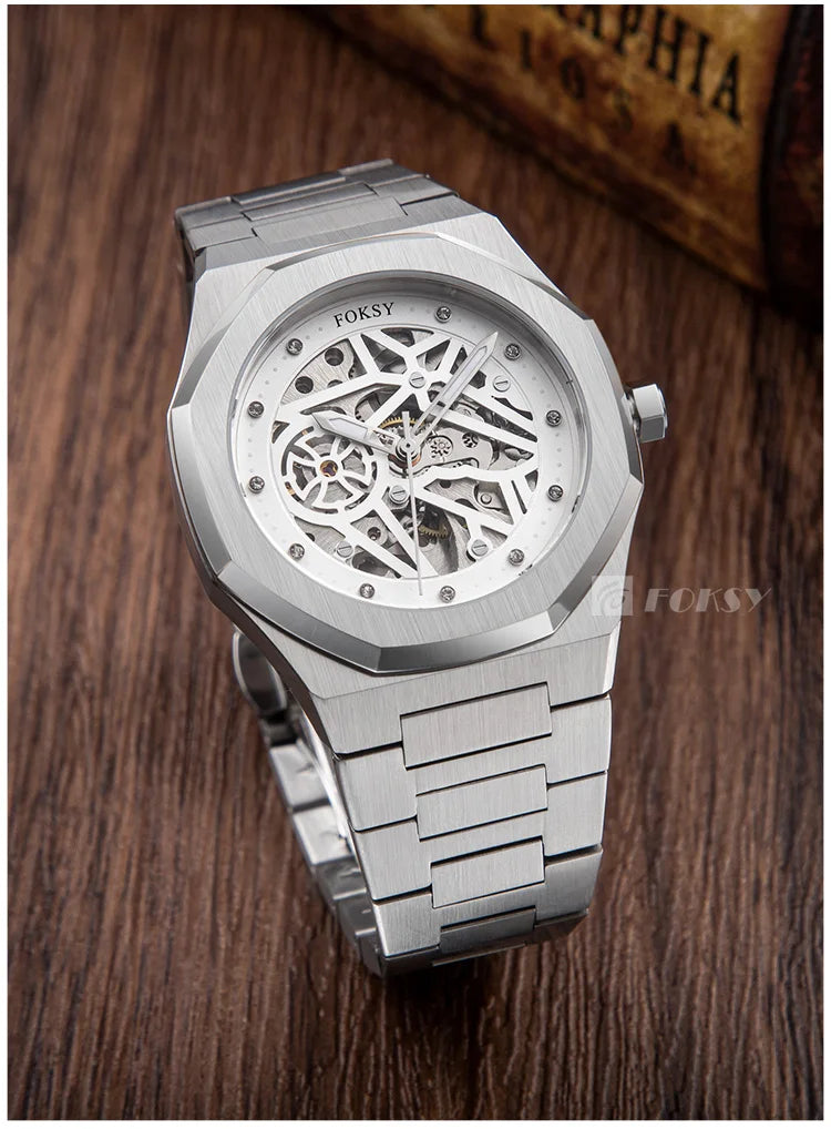 Custom Mechanical Watch with Logo | 50 MOQ | Automatic