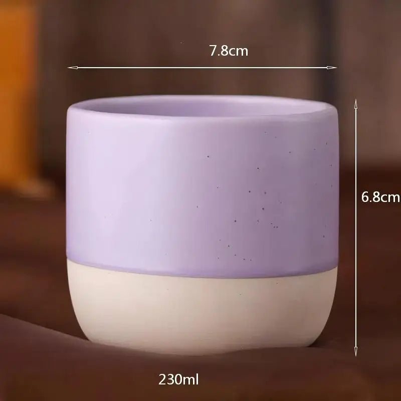 Custom Ceramic Espresso Cup Wholesale | 64 MOQ 5 Colors Microwave Safe
