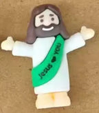 Mini Jesus Figurines | Hand-Painted Religious Figures | Bulk Baptism Gifts