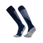 Custom Knee-High Sports Socks | Non-Slip Towel Bottom & Nylon/Cotton | 500-Piece MOQ | Team Sports