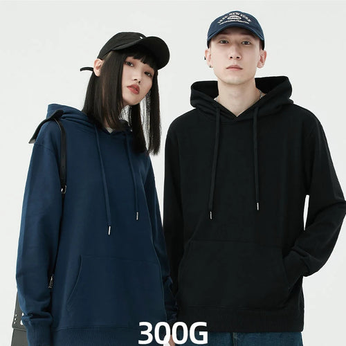 300 GSM Cotton Hoodie for Custom Logo Printing