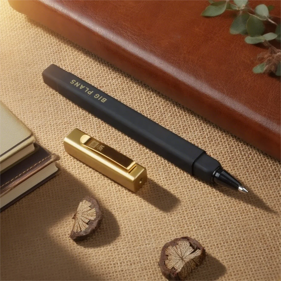 Custom Square Metal Ballpoint Pen with Logo | MOQ 500