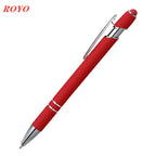 Custom Metal Stylus Pen with Logo | 2-in-1 Ballpoint MOQ 100