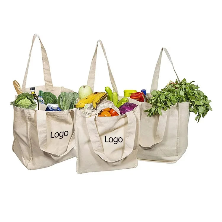 Custom Cotton Canvas Tote Bags | 5oz-16oz | 31-Day Lead