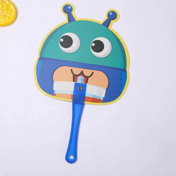 Custom Logo Printed PP Plastic Advertising Hand Fan | Bulk MOQ