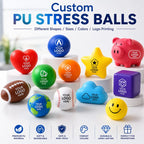 Custom PU Foam Stress Balls | Promotional Gifts | Bulk Stress Relief Toys