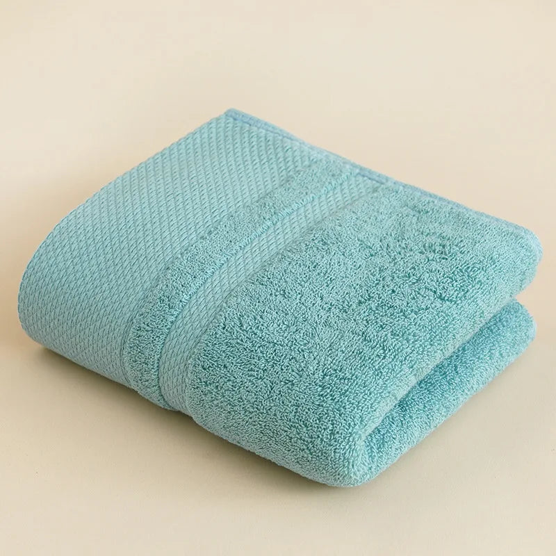 100% Pure Cotton Extra-Thick Face Towel | 120g | OEM Logo | 1 MOQ | Hotel Spa