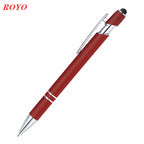 Custom Metal Stylus Pen with Logo | 2-in-1 Ballpoint MOQ 100