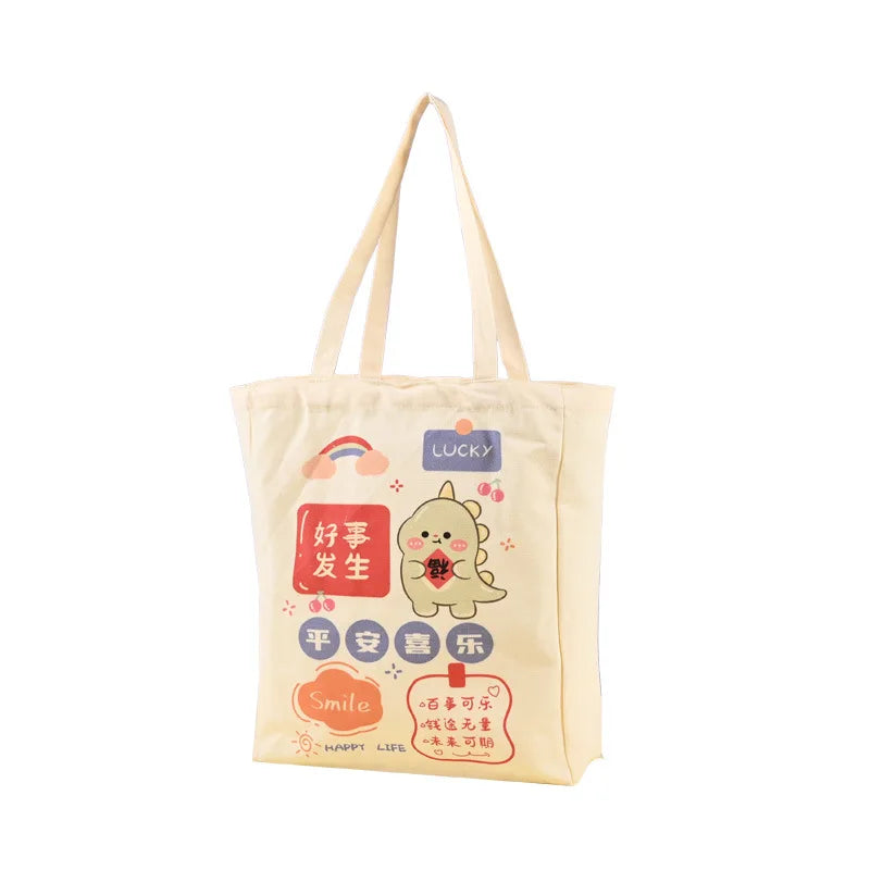 Custom Recycled Cotton Tote Bag – Eco-Friendly Promotional Shopping Bags With Logo Printing