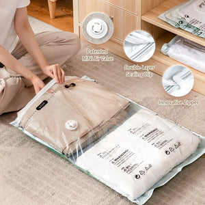 Custom Vacuum Storage Bags — PA+PE, BSCI/REACH/CE, 5,000 MOQ