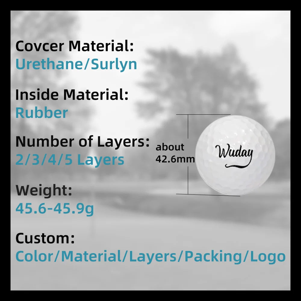 Custom Golf Balls with Logo – Surlyn 2/3/4 Piece, USGA Compliant