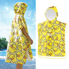 Custom Synthetic Anti-Odor Beach Changing Robe Poncho