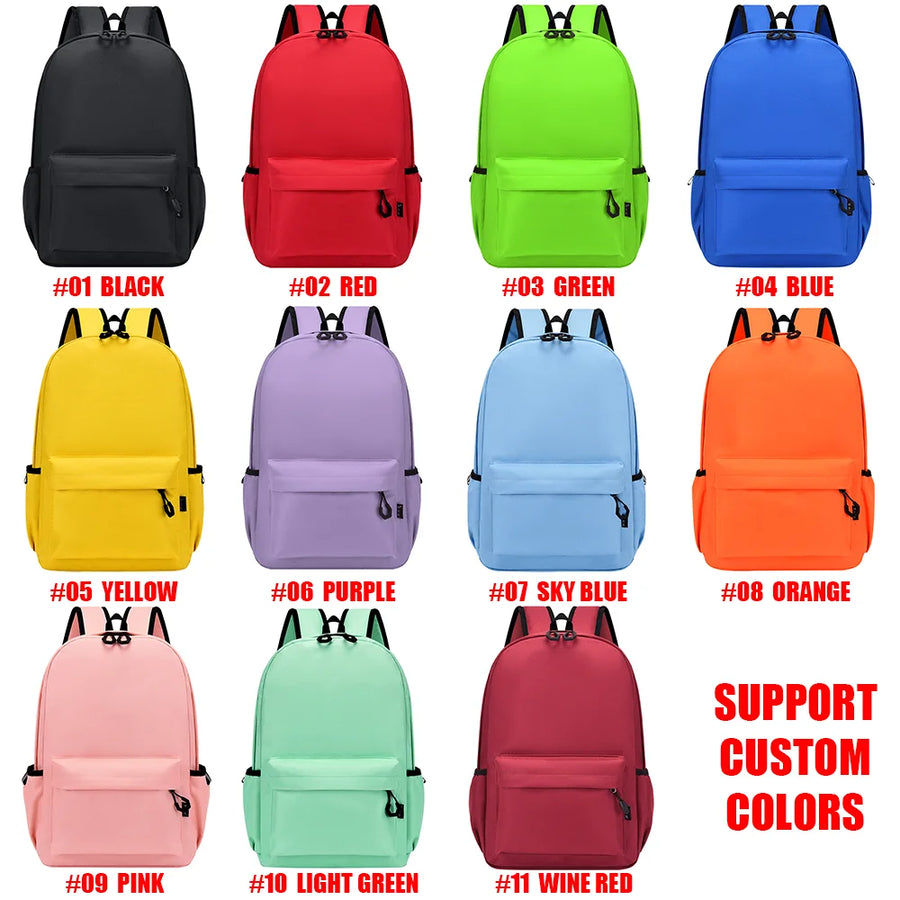 Custom Logo Kids School Backpack | Bulk 500 Pcs