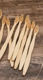 Wholesale 18cm Bamboo Toothbrush with Custom Logo | Bulk Hotel Amenities & Eco Giveaways