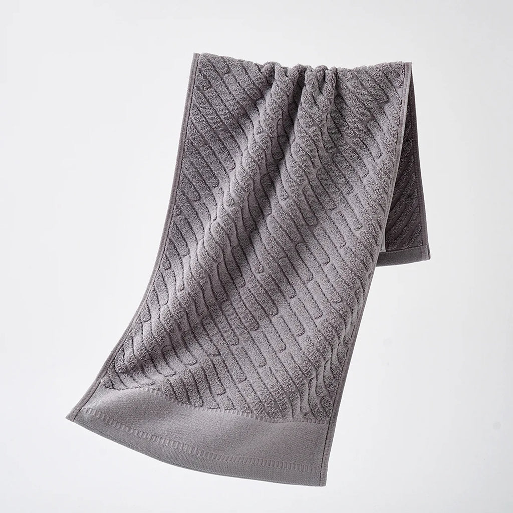 100% Pure Cotton Extra-Thick Face Towel | 120g | OEM Logo | 1 MOQ | Hotel Spa