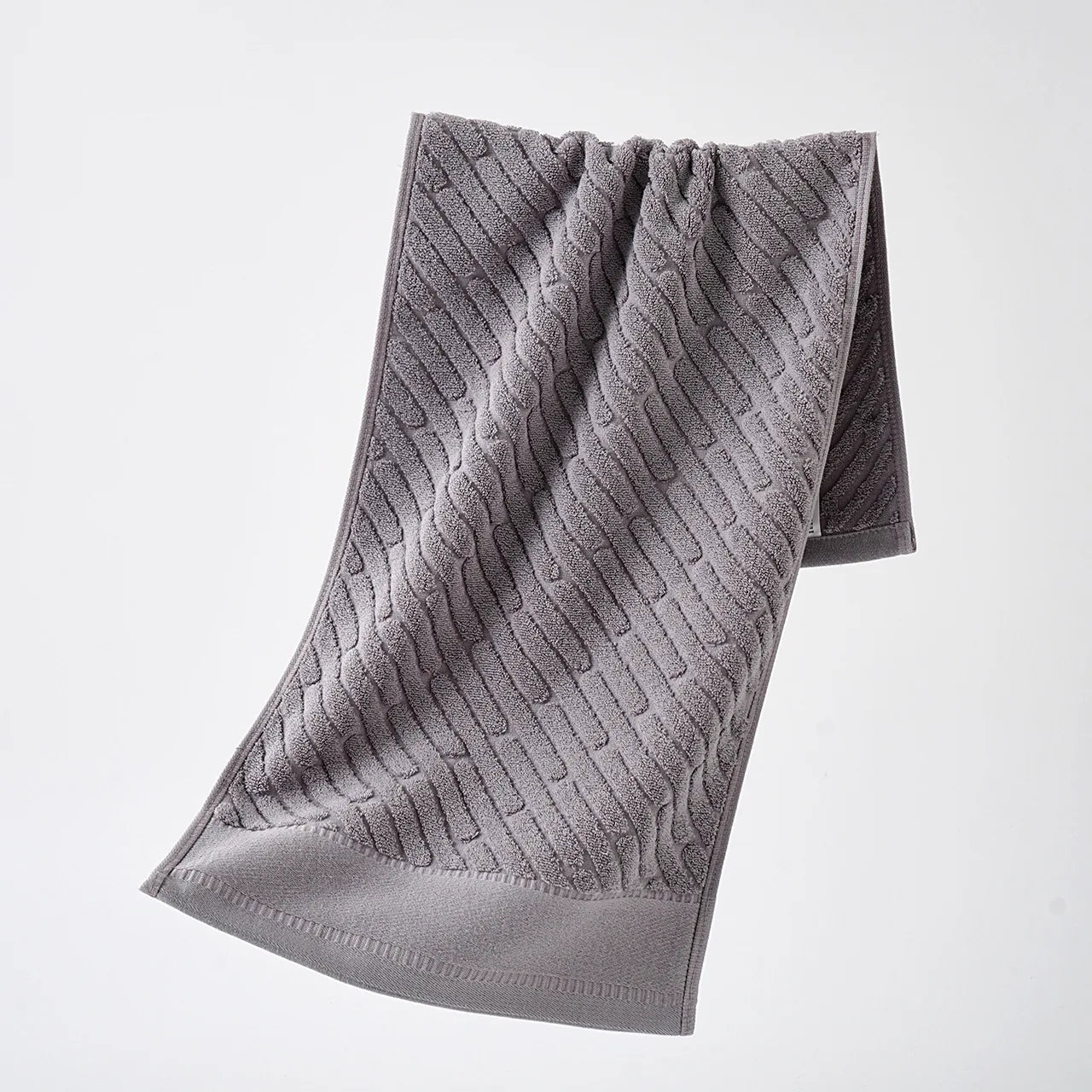 100% Pure Cotton Extra-Thick Face Towel | 120g | OEM Logo | 1 MOQ | Hotel Spa
