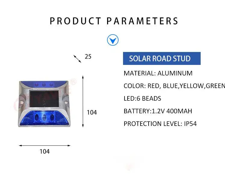 Custom CE Solar LED Road Marker with Logo | MOQ 1 pc